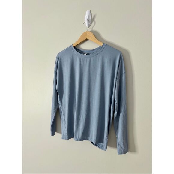 Zella Breathe Long Sleeve Crewneck Split Size Small Athletic T-shirt NEW - Picture 5 of 8